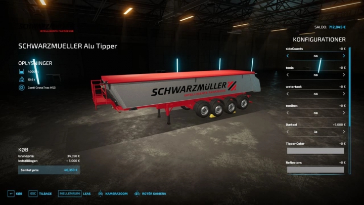 Image: Schwarz Mueller Alu 4 axles Tipper trailer v1.0.0.1 0