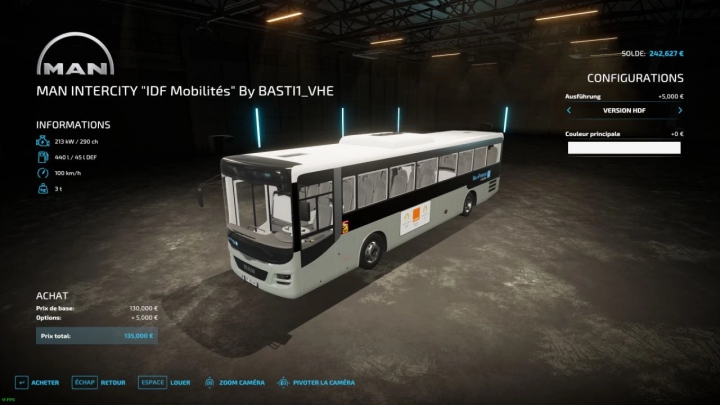 fs22-mods,  Man Intercity Île de France Mobilités v1.0.0.0