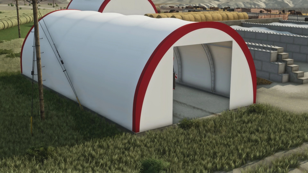 FS22 25x50 Hoop Barn v1.0.0.0