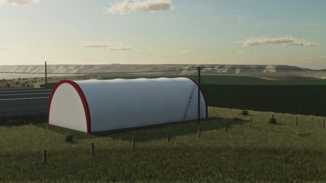 FS22 25x50 Hoop Barn v1.0.0.0