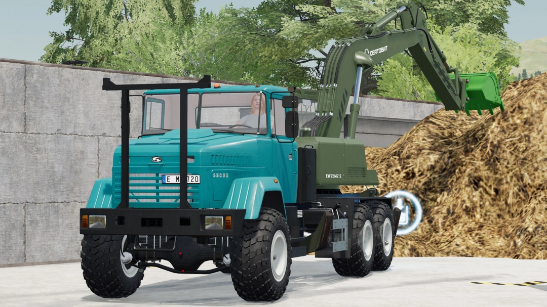 Kraz 65032 Truck with Excavator v1.0.0.0