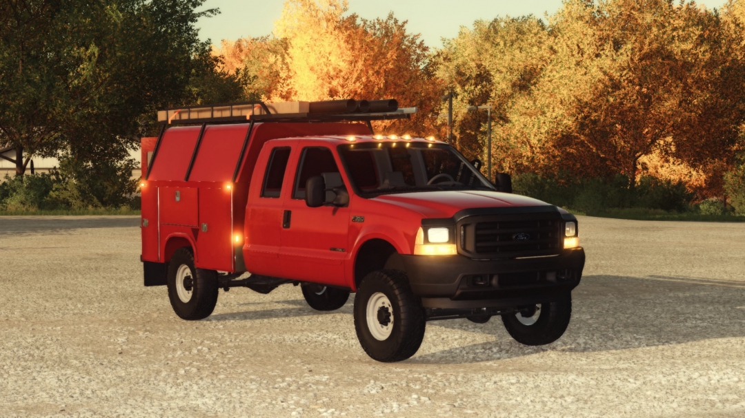 Lifted Early 2000'S F-350 XL Service Truck Release v1.0.0.0