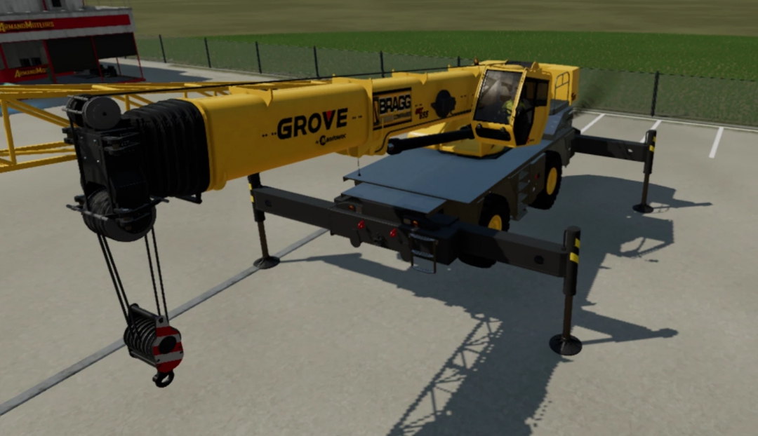 Grove GRT 655 Rough Terrain Crane lift straps v1.0.0.0