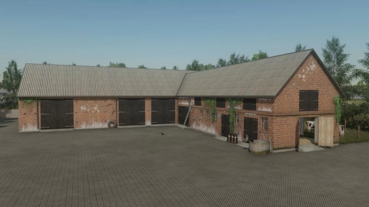 fs22-mods,  Shed with cows and garage v1.0.0.0