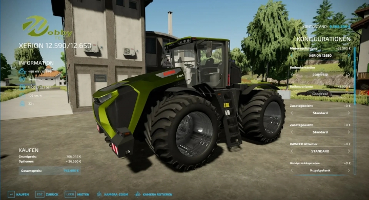 fs22-mods,  Claas Xerion 12.590/12.650 v1.0.2.0