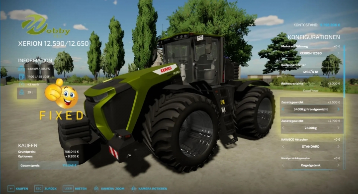 Image: Claas Xerion 12.590/12.650 v1.0.2.0 6