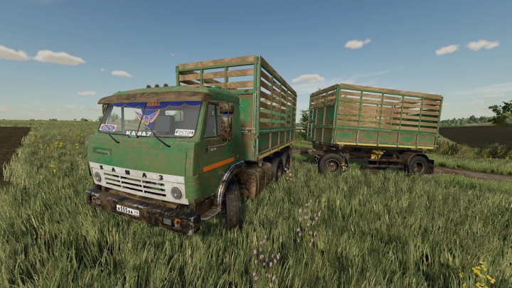 fs22-mods, KamAZ-55102 + Trailer v1.0.1.0