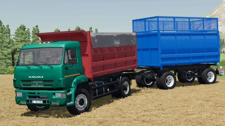 Image: Kamaz 53605 Truck & Amkar 8595-12 Trailer v 1.0