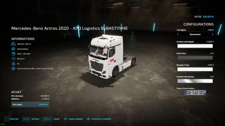 Image: Mercedes Actros 2022 XPO Logistics v1.0.0.0 2