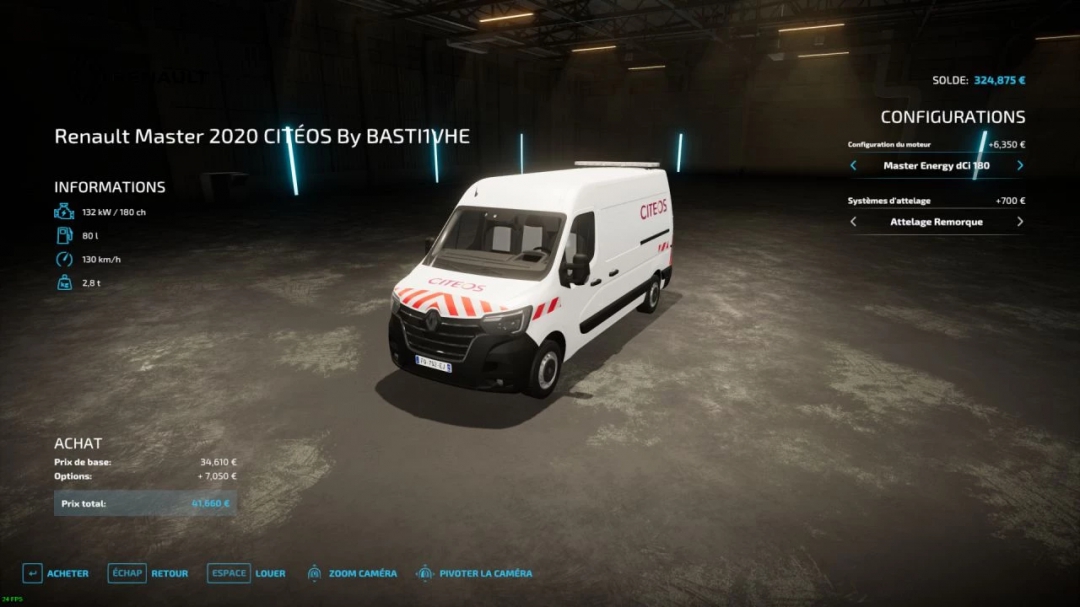 Renault Master 2020 Citéos Group v1.0.0.0