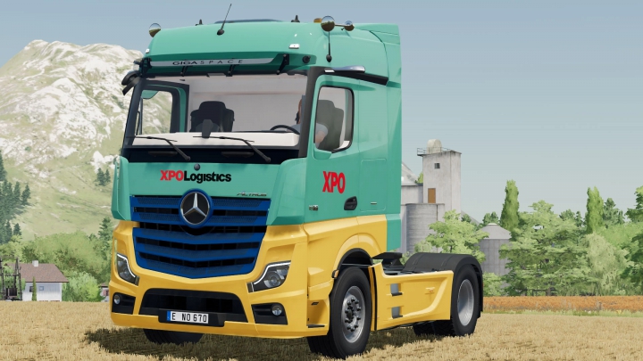 Image: 2020 Mercedes Benz Actros XPO Logistics v1.0.0.0