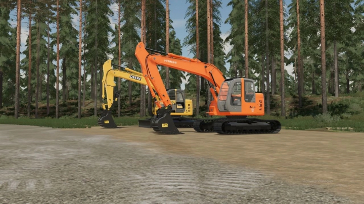 fs22-mods,  Deere/Hitachi ZX135US/135C v1.0.0.0