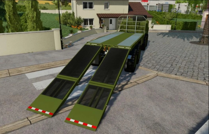 Image: FS22 Oshkosh Defense Flatbed Truck v1.0.0.0