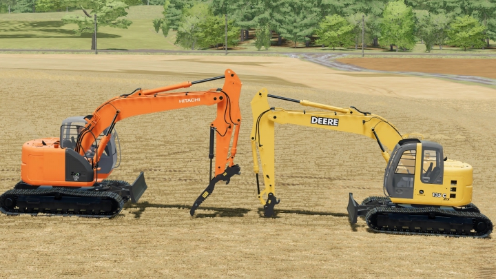 Image: Hitachi ZX 135 US/John Deere 135C v1.0.0.0 2