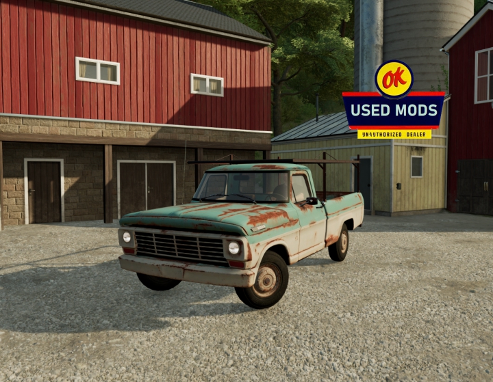 Mod-Network || 1967 Ford Truck Rusty – FS22 - By OKUSEDMODS FS22 mods