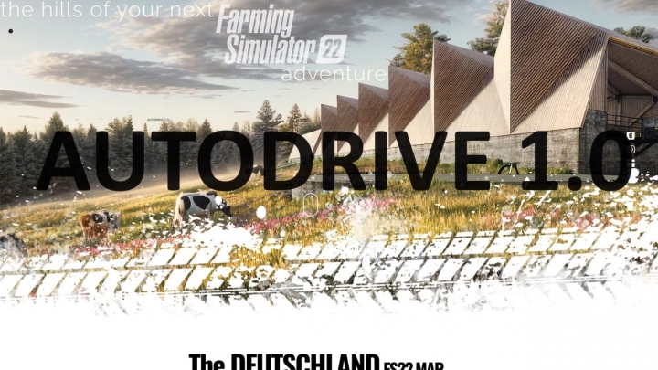 fs22-mods,  Autodrive Deutschland Map v1.0.0.0