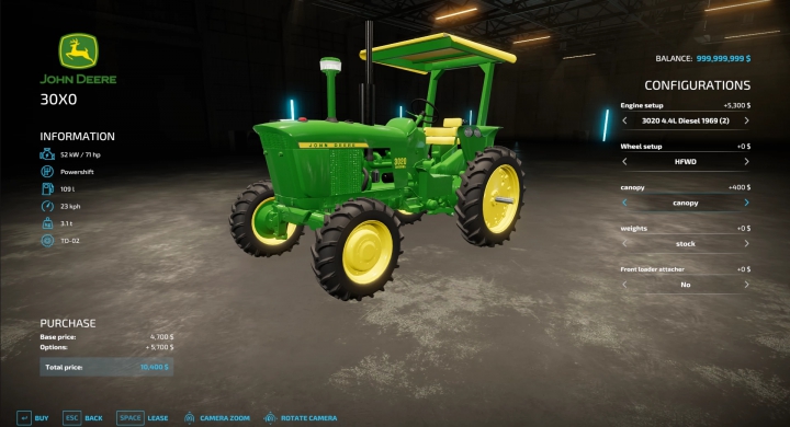 Image: John Deere 30X0 v1.0.0.0 10