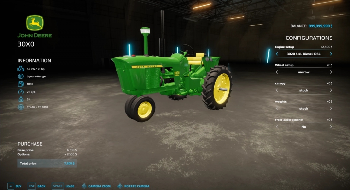 Image: John Deere 30X0 v1.0.0.0 3