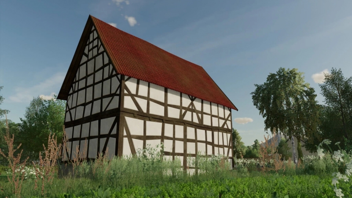 fs22-mods,  Very Old Timberframe Barn v1.0.0.0