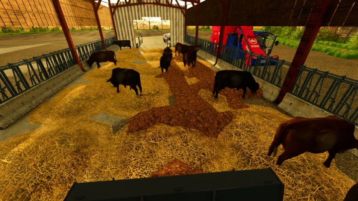 Image: Barn for cows in straw air v1.2.2.0 0