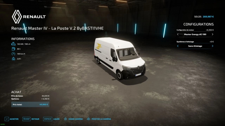 Image: Renault Master IV La Poste v2.0.0.0 4