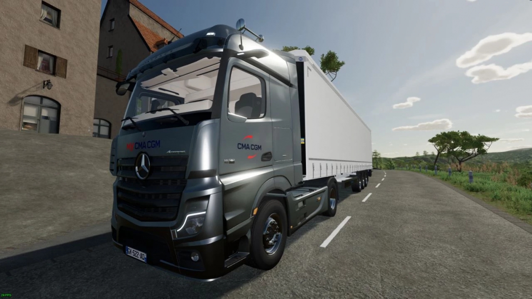 Mercedes Actros 2022 - CMA CGM Group v1.0.0.0