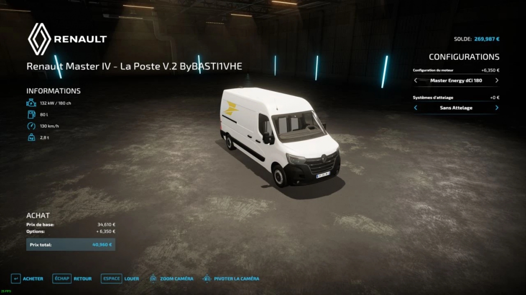 Renault Master IV La Poste v2.0.0.0