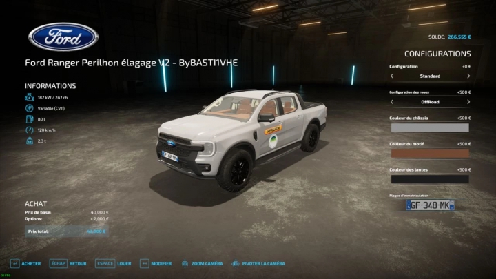 Image: Ford Ranger Wild Trak 2023 Perilhon Élagage v1.1.0.0 1