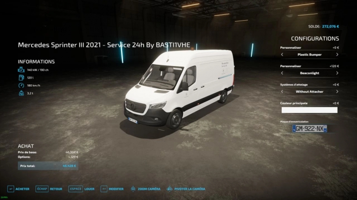 Image: Mercedes Benz Sprinter III Service dépannage 24h v1.0.0.0 4