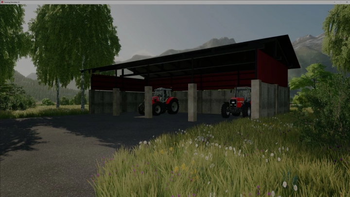 fs22-mods,  Scandinavian Open Shed v1.0.0.0