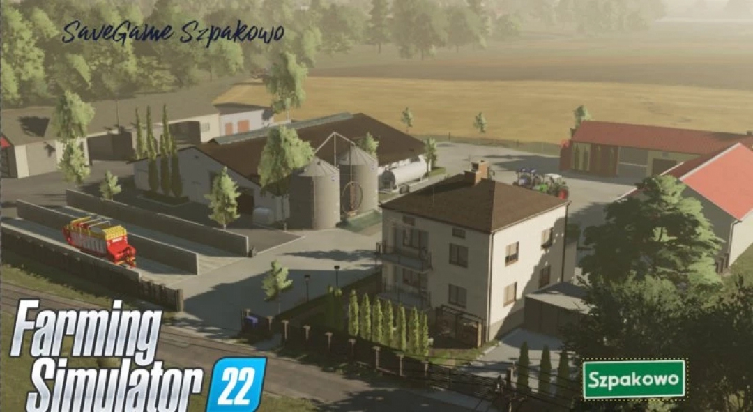 FS22 Savegame SZPAKOWO v1.0.0.0