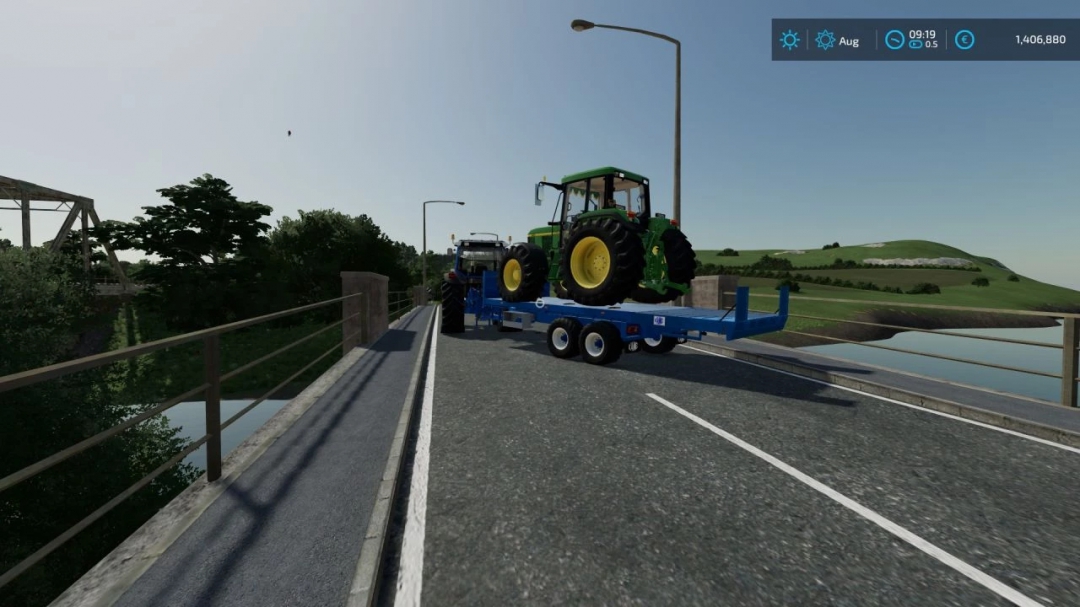 Kane lowloader bale trailer V1.0.0.0