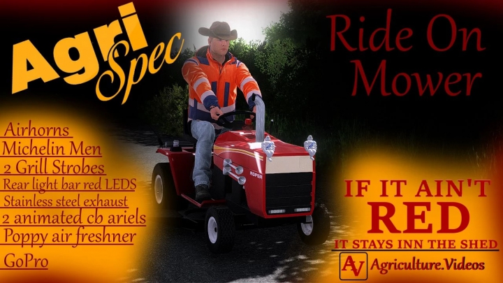 Image: Agri Spec Ride On Mower Edit v1.0.0.0 5