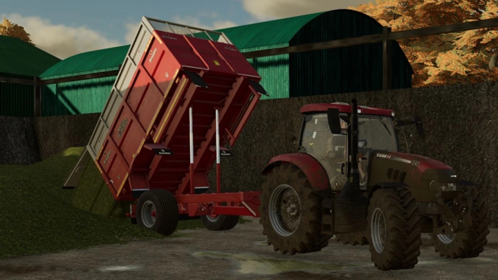 Image: Broughan 1 Axle Grain / Silage Trailer v1.0.0.0 0