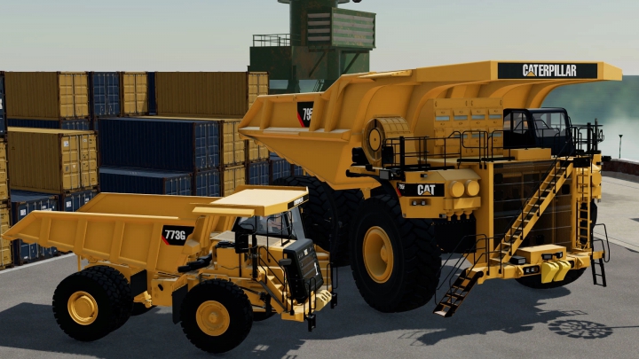 fs22-mods, Caterpillar 773G & 795F AC Mining Trucks v1.0.0.0