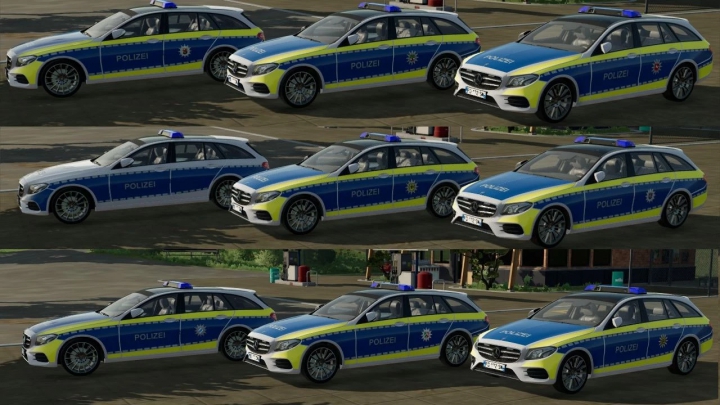 fs22-mods,  Mercedes-Benz E-Class 2016 Police Skin Pack v1.0.0.0