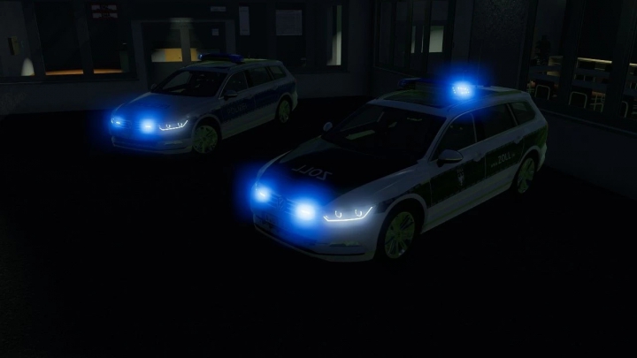 fs22-mods,  VW Passat B8 Police Hamburg and Customs Skins V1.0.0.0