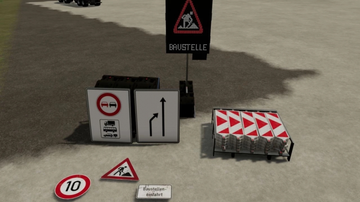 fs22-mods,  Construction site signs pack 2 v2.0.0.0