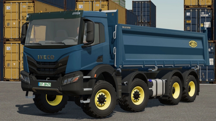 fs22-mods,  Iveco X-Way 8×8 Meiller Kipper Truck v1.0.0.0