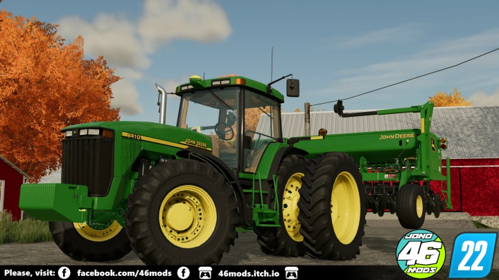 fs22-mods,  John Deere 1520, 3 points hitch seeder v1.0.0.0