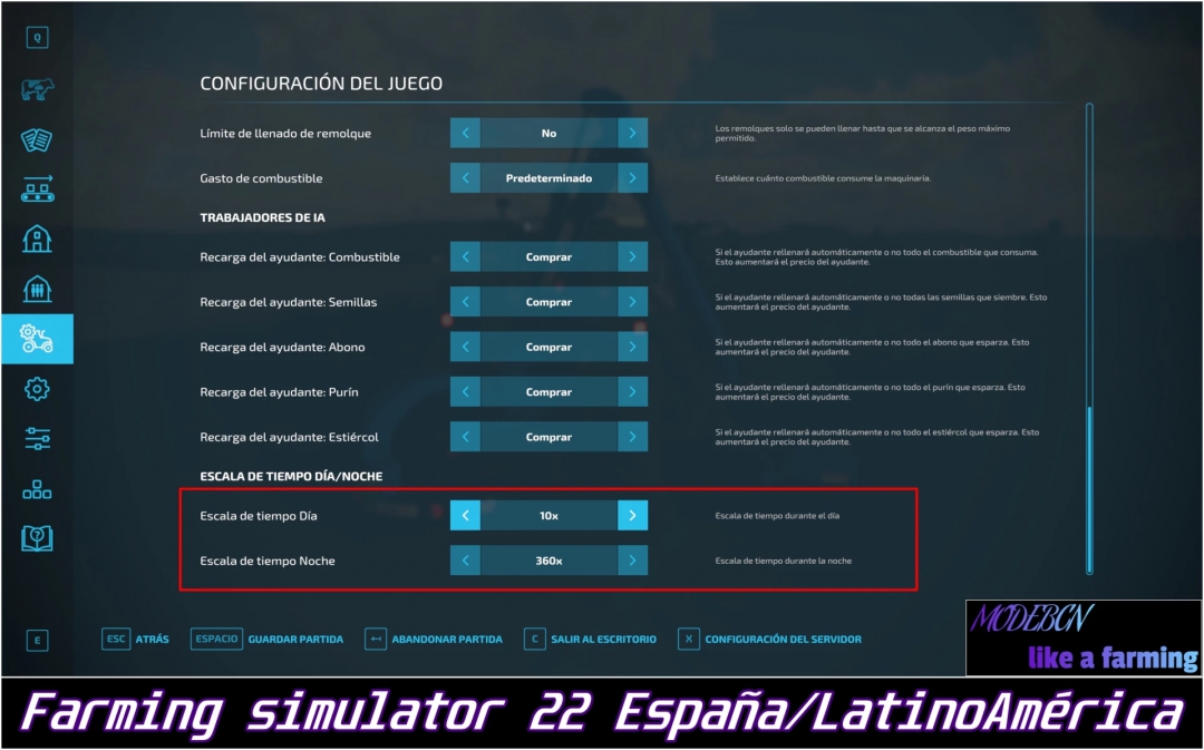 Day Night TimeScale VERSIÓN EN ESPAÑOL V1.0.0.0