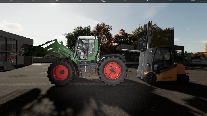 Image: Fendt Xylon 524 und GTA 380 v2.0.0.0 0