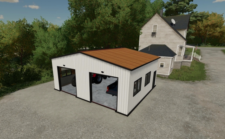 Image: Modern Two Car Garage v1.0.0.0 3