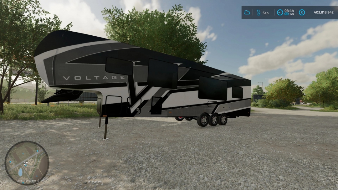 Voltage 5th Wheel Toy Hauler Camper v 2.0.0.0