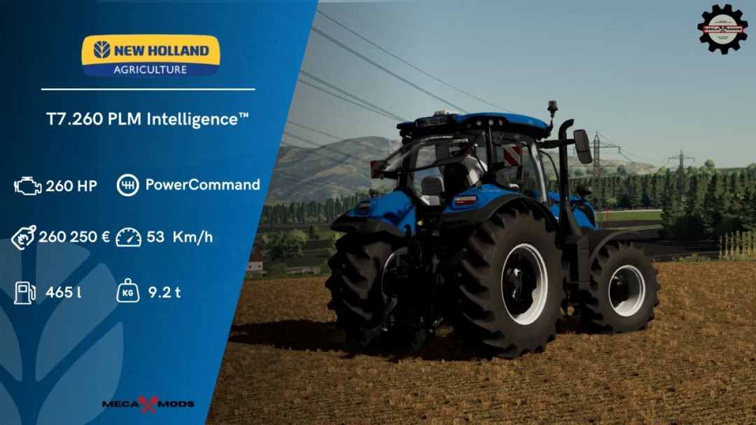 New Holland T7 LWB PLMi v2.0.0.0