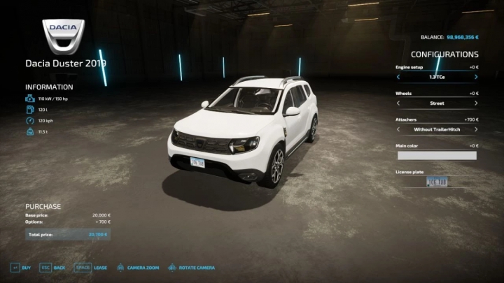 fs22-mods,  Dacia Duster 2019 v1.4.0.0