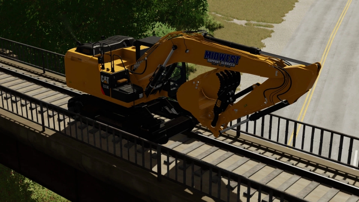 Image: Caterpillar 323E Hi-Rail v1.0.0.0 0