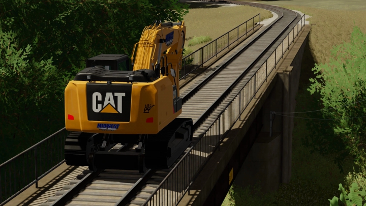 Image: Caterpillar 323E Hi-Rail v1.0.0.0 1