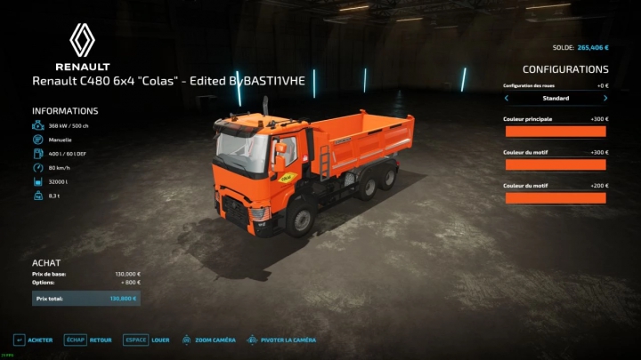 Image: Renault C480 Public Works Pack v1.0.0.0 3