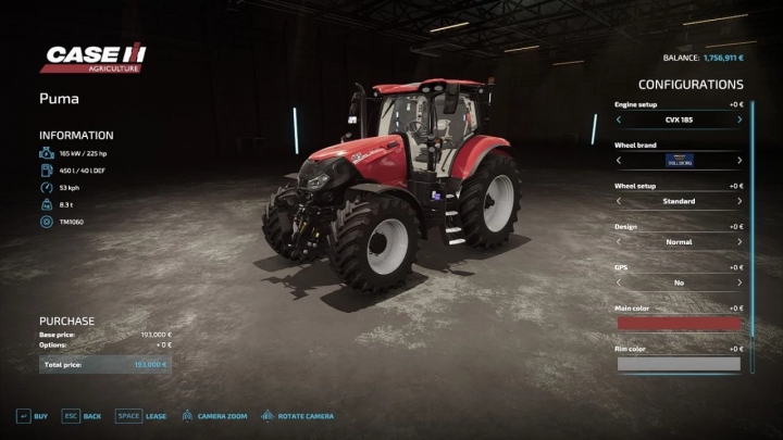 Image: Case IH Puma 185-240 2020 v1.3.0.0 1